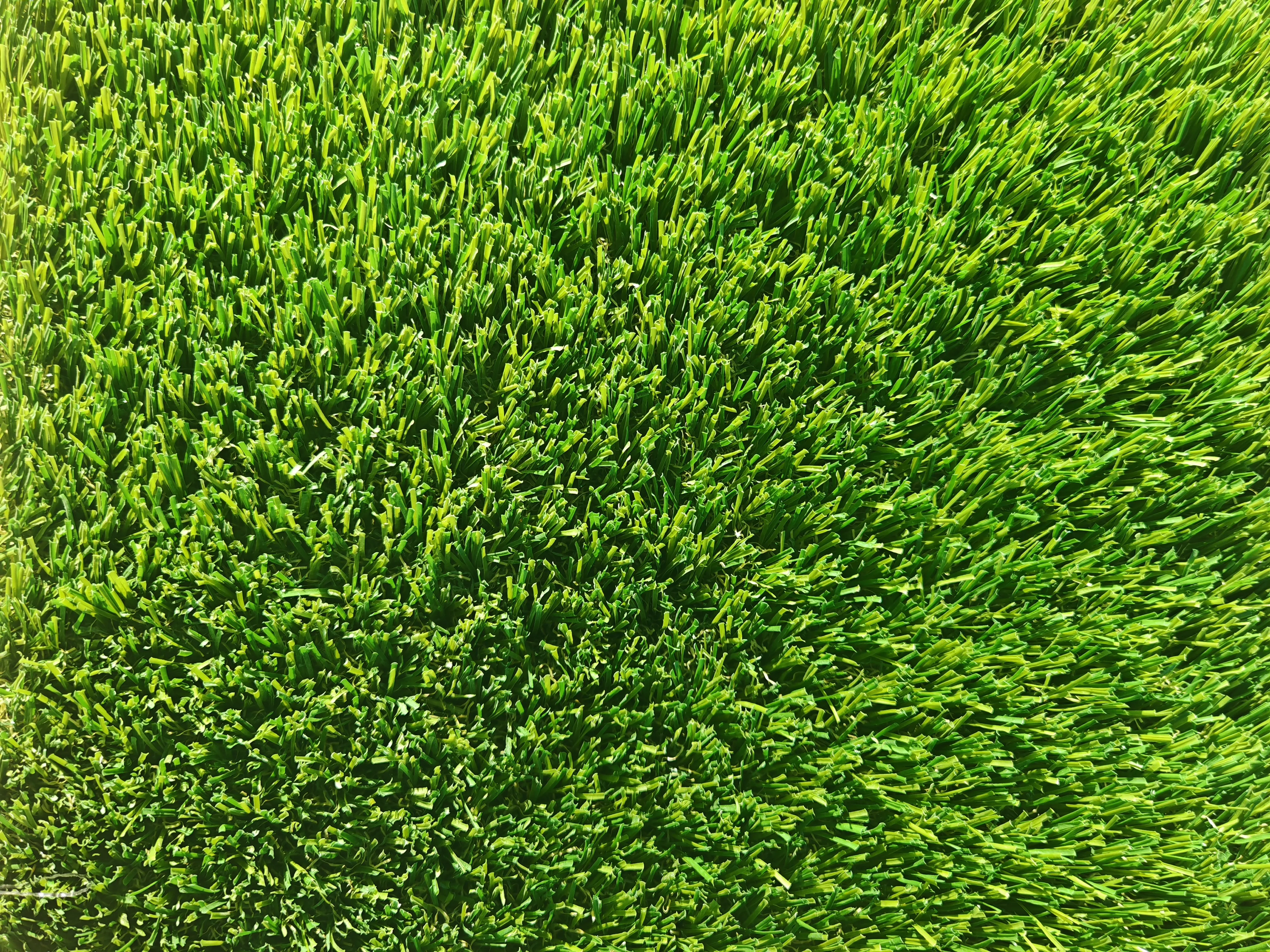 35mm artificial turf with green and yellow blade mix